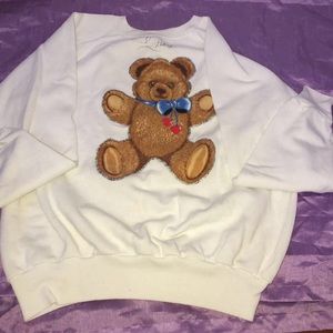 Hanes white sweatshirt